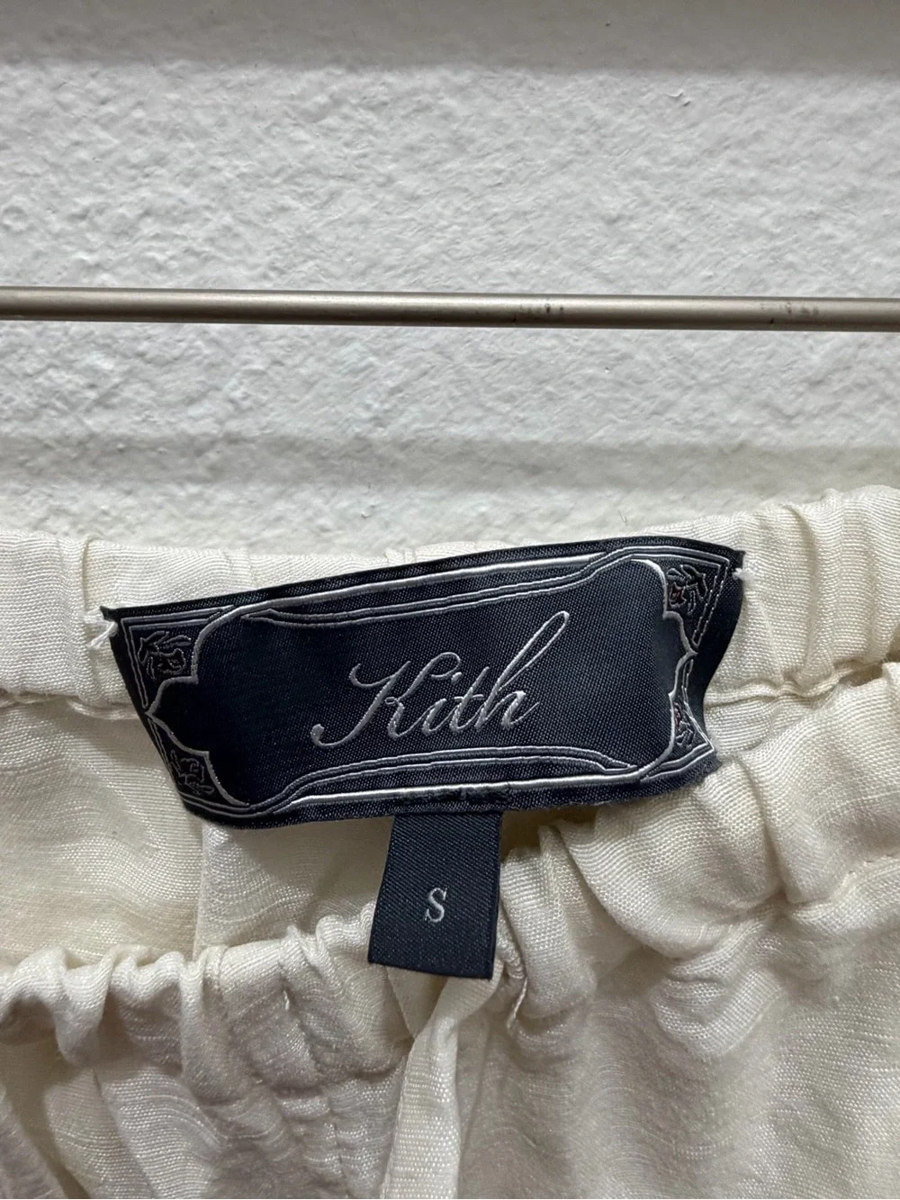 Kith Men's Cream Elastic-Waist Sweatpants